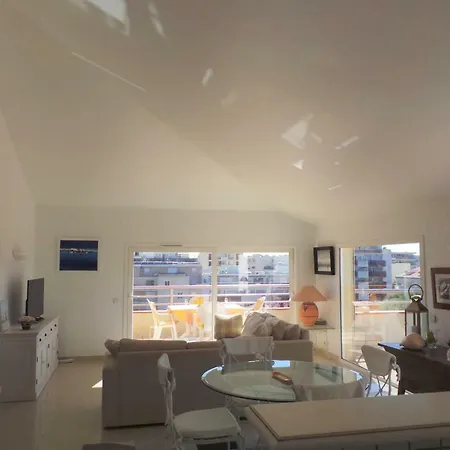 Lägenhet Spacious And Bright Flat Downtown And Beaches - Swimming Pool Antibes